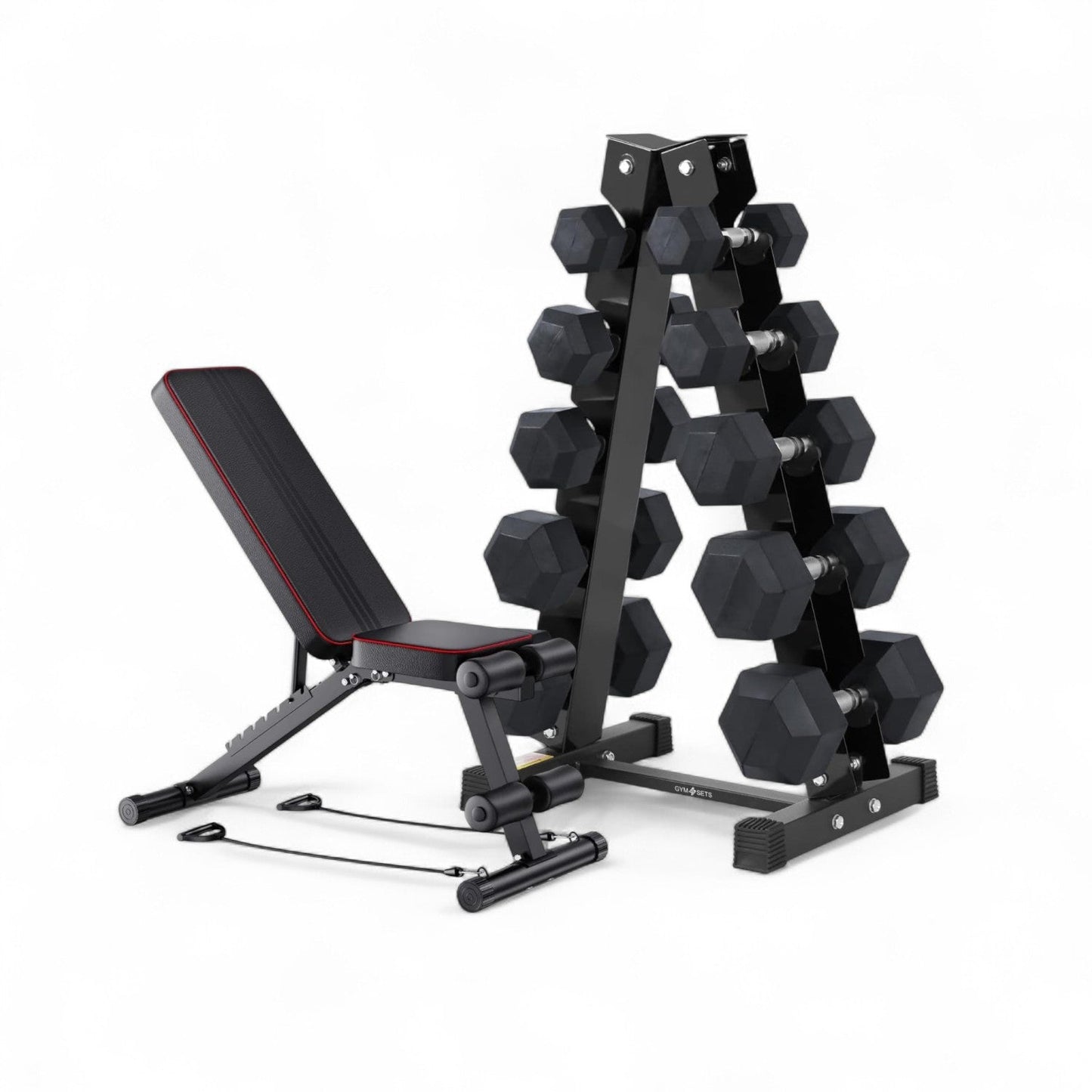 5 & 6 Tier Hex Dumbbell Tree Rack