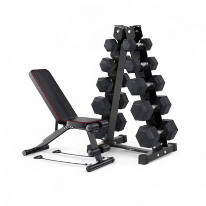 5 & 6 Tier Hex Dumbbell Tree Rack