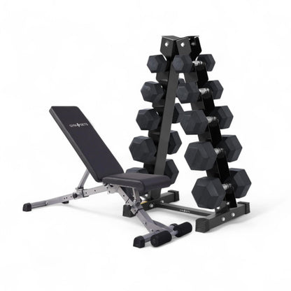 5 & 6 Tier Hex Dumbbell Tree Rack