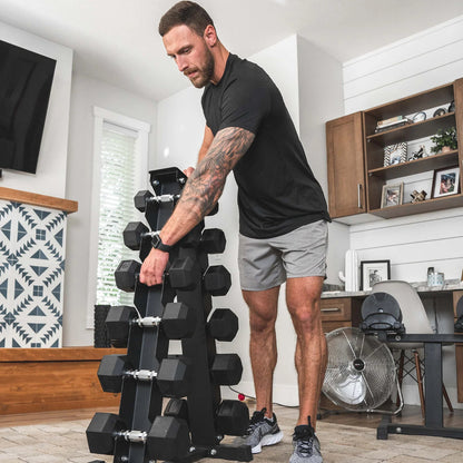 5 & 6 Tier Hex Dumbbell Tree Rack