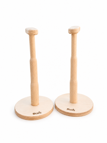 Gymnastics Handstand Trainer Blocks – Wooden Round Base Tall 59cm | Bloxx