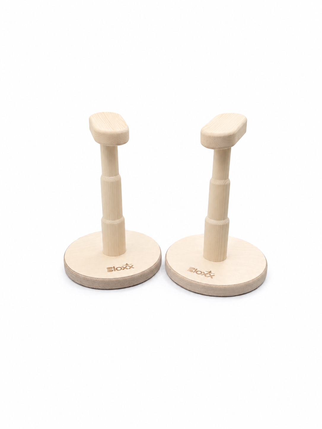 Gymnastics Handstand Trainer Blocks – Wooden Round Base Medium 35cm | Bloxx