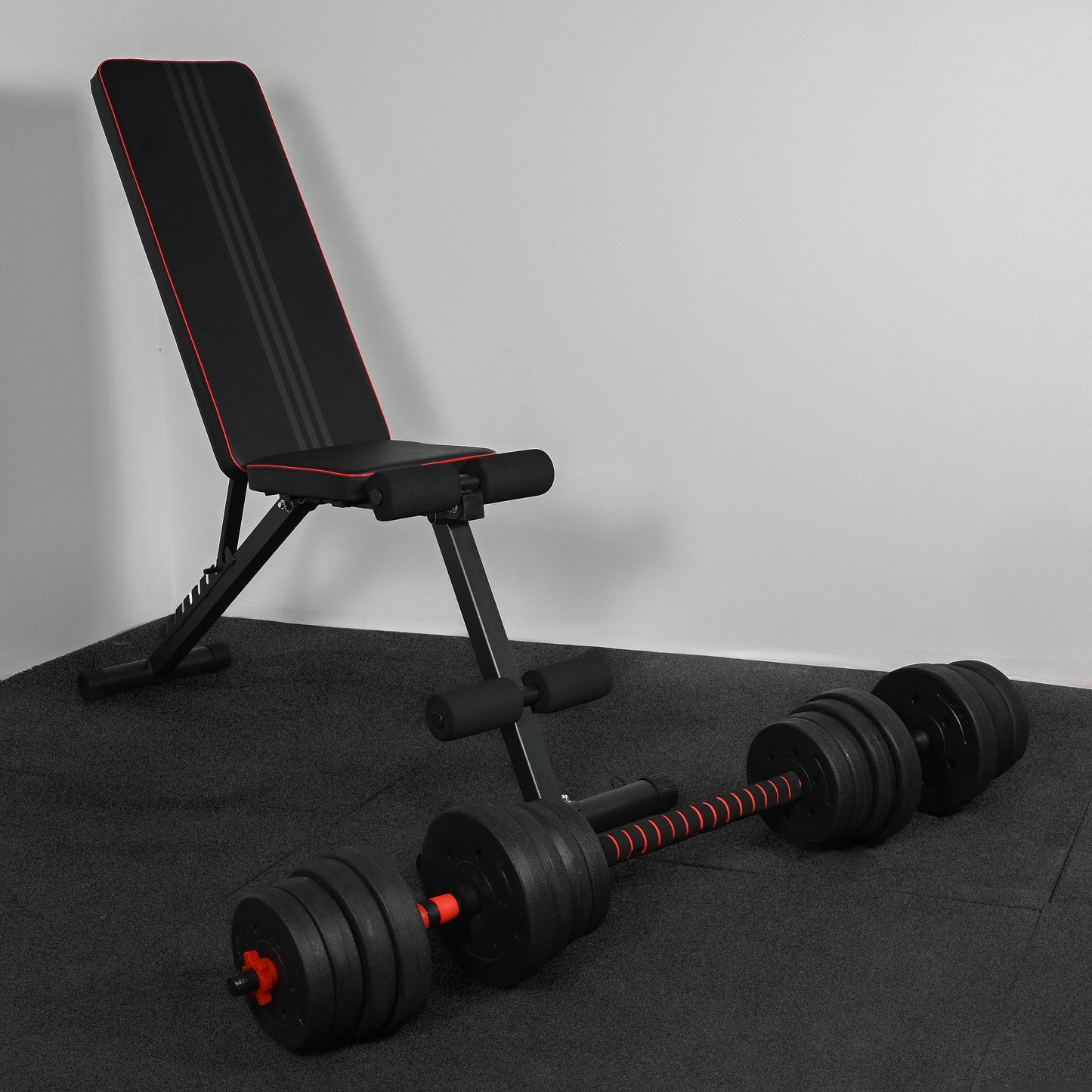 GymSets Adjustable Dumbbell Barbell Set
