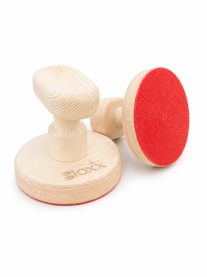 Gymnastics Handstand Trainer Blocks – Wooden Round Base Short 14cm | Bloxx