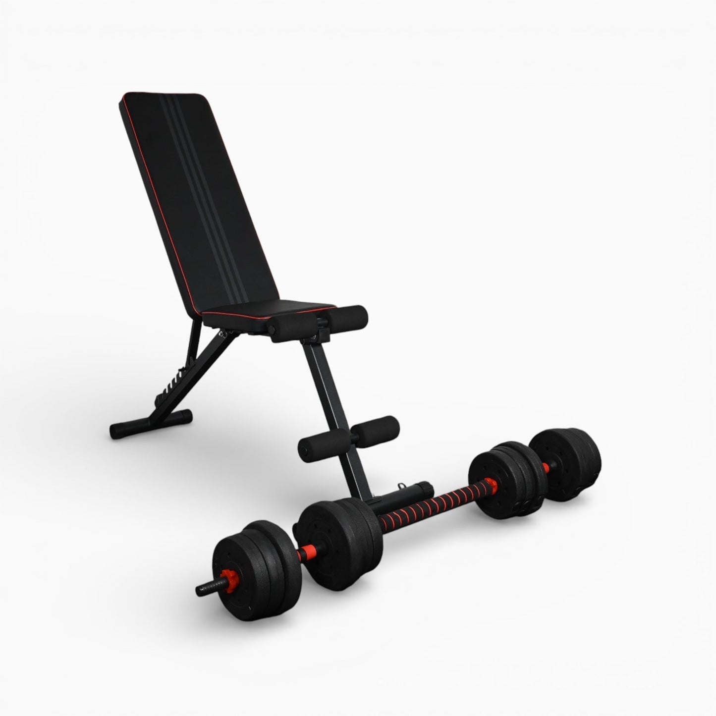 GymSets Adjustable Dumbbell Barbell Set