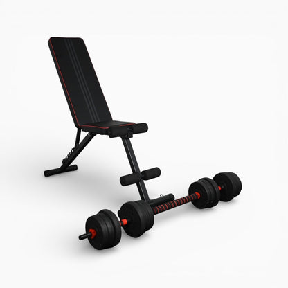 GymSets Adjustable Dumbbell Barbell Set
