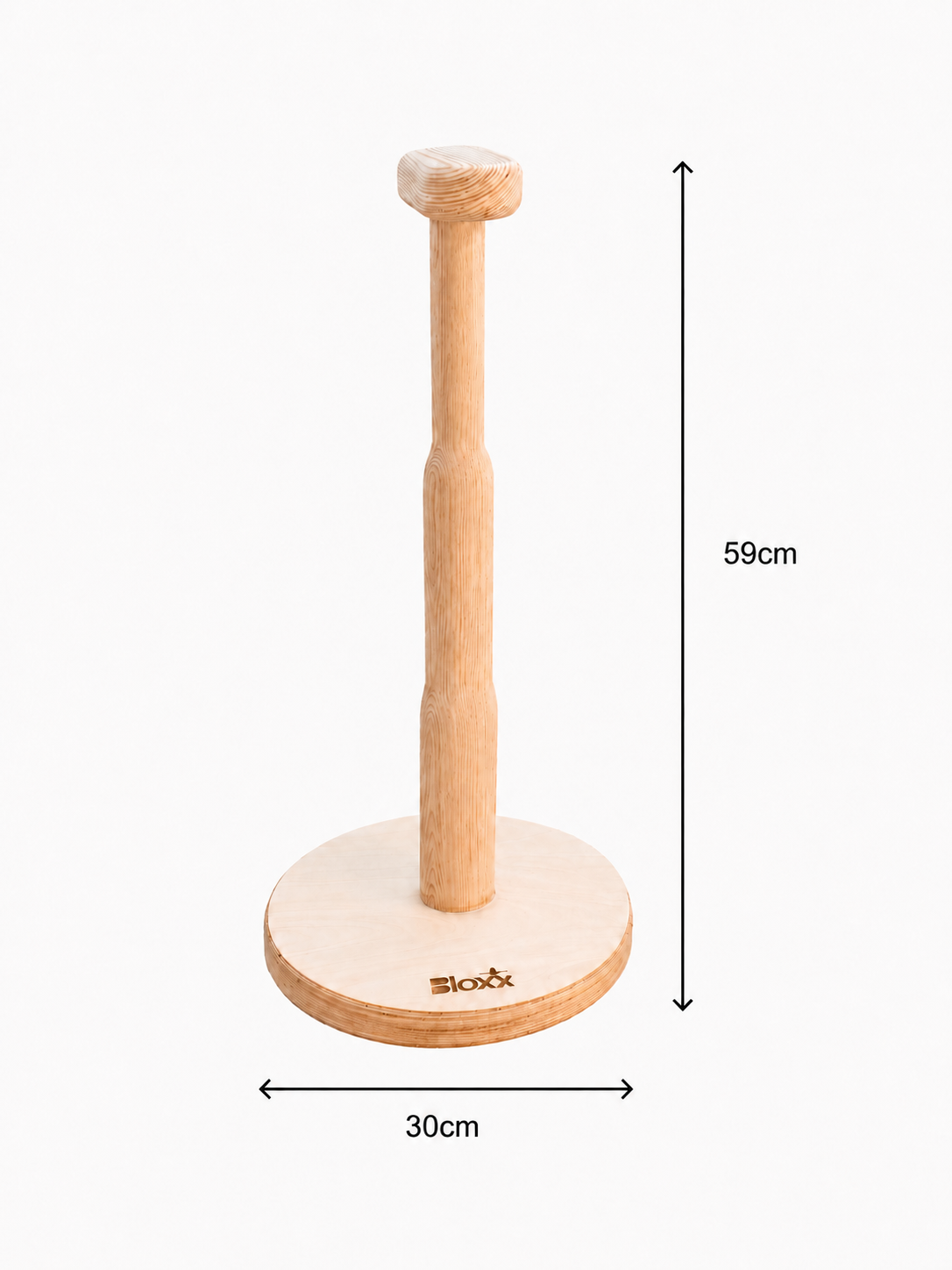 Gymnastics Handstand Trainer Blocks – Wooden Round Base Tall 59cm | Bloxx