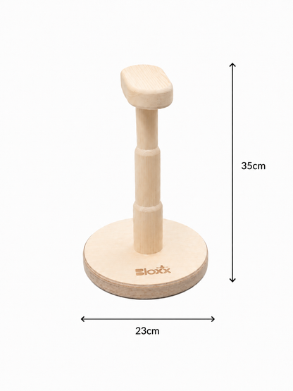 Gymnastics Handstand Trainer Blocks – Wooden Round Base Medium 35cm | Bloxx