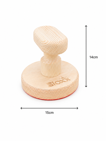 Gymnastics Handstand Trainer Blocks – Wooden Round Base Short 14cm | Bloxx